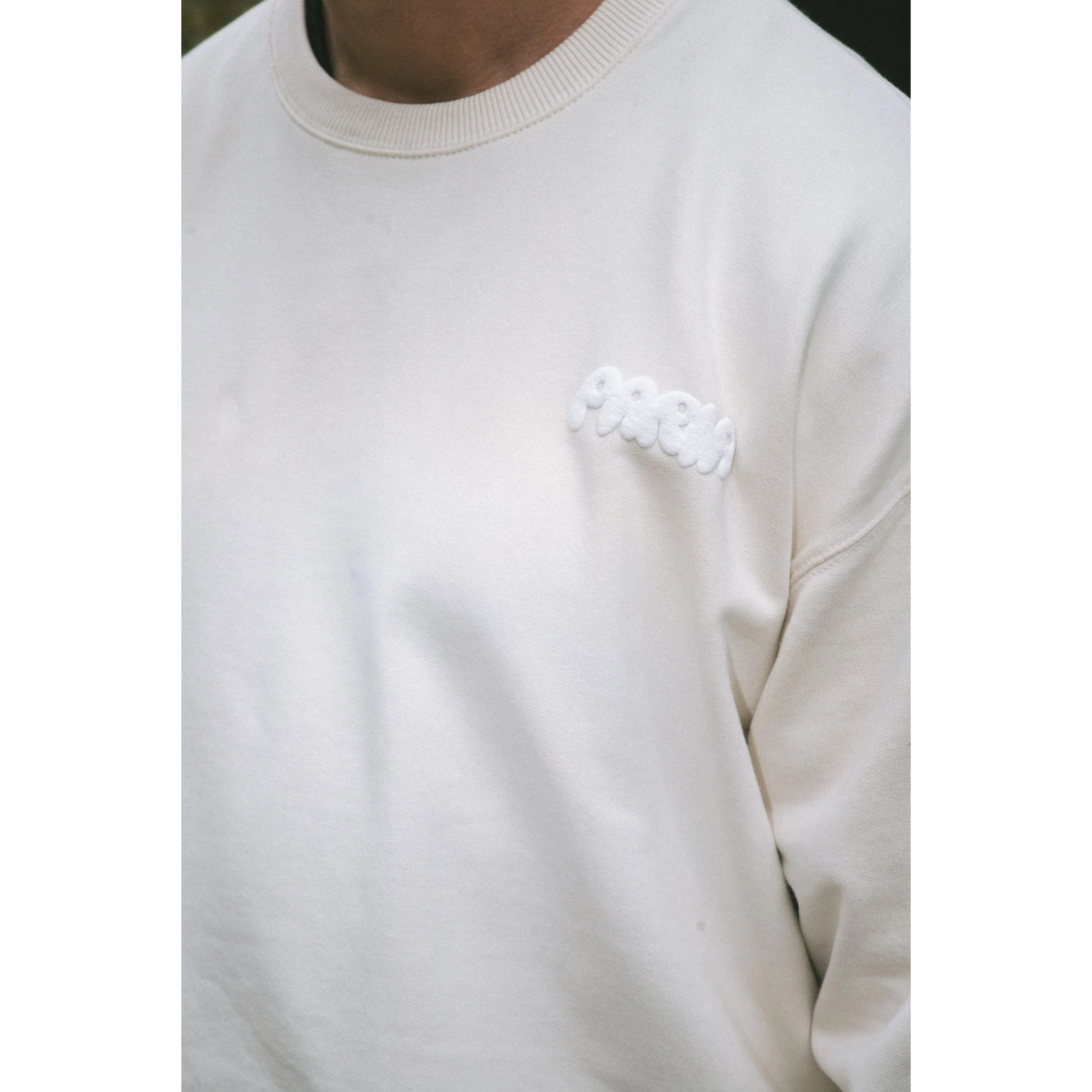 Cloud Print Cycling Sweatshirt Oat - Image 8