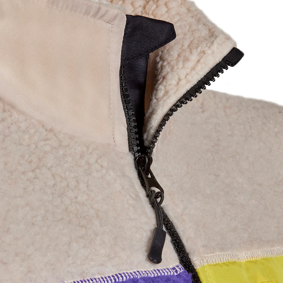 Cream Sherpa Fleece Commuter Cycling Gilet - Image 5