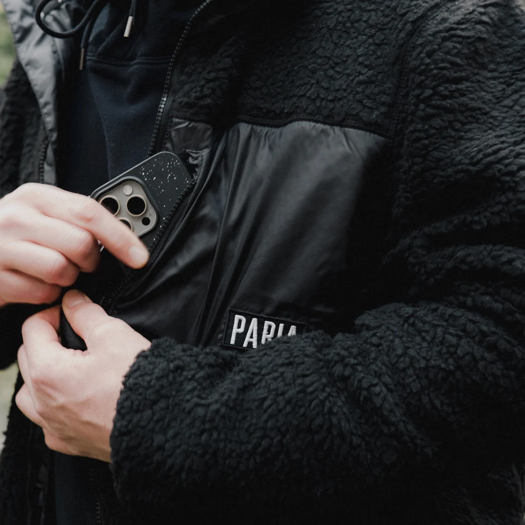 Sherpa Fleece Cycling Commuter Jacket - Image 6