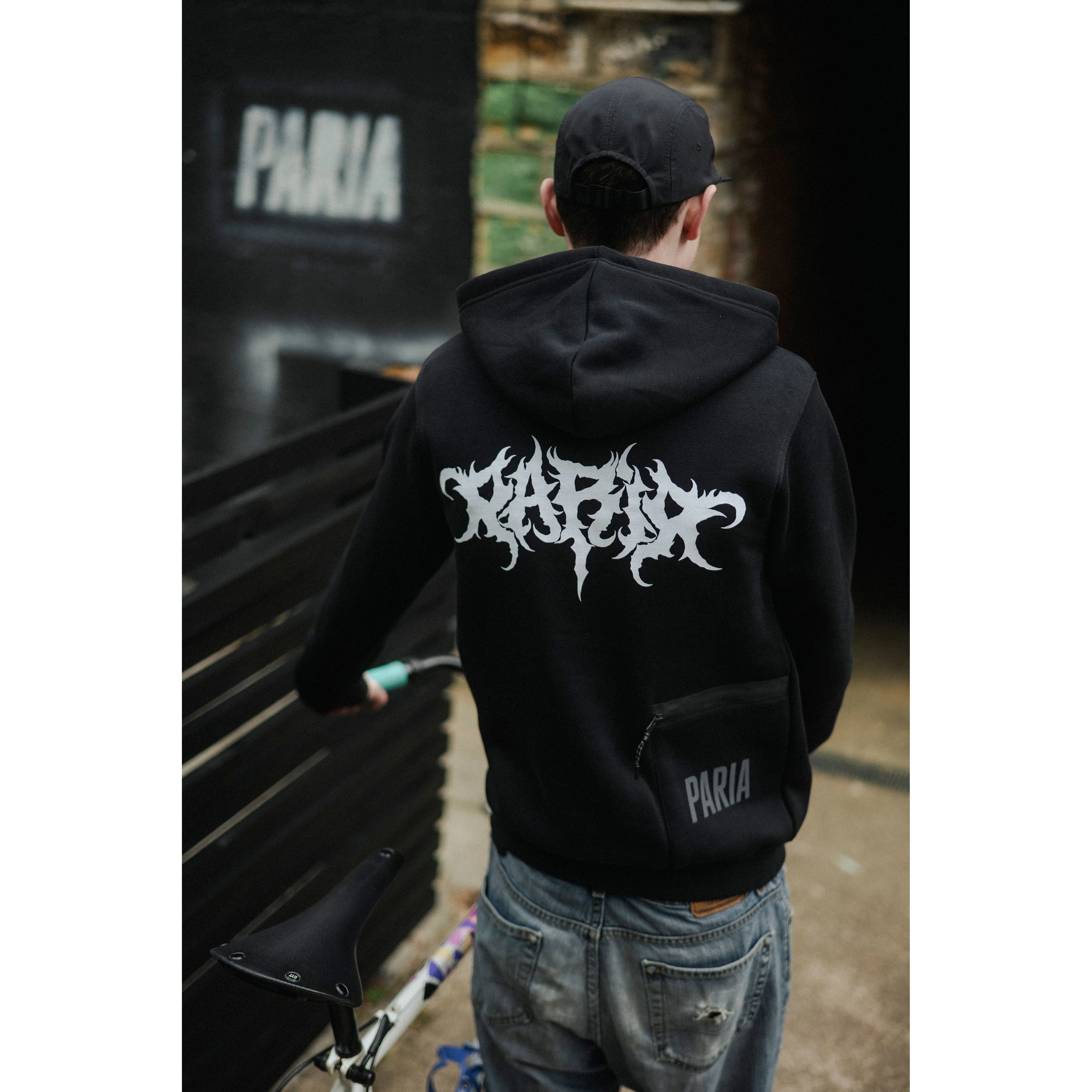PARIA Death Logo Hoodie - Image 2