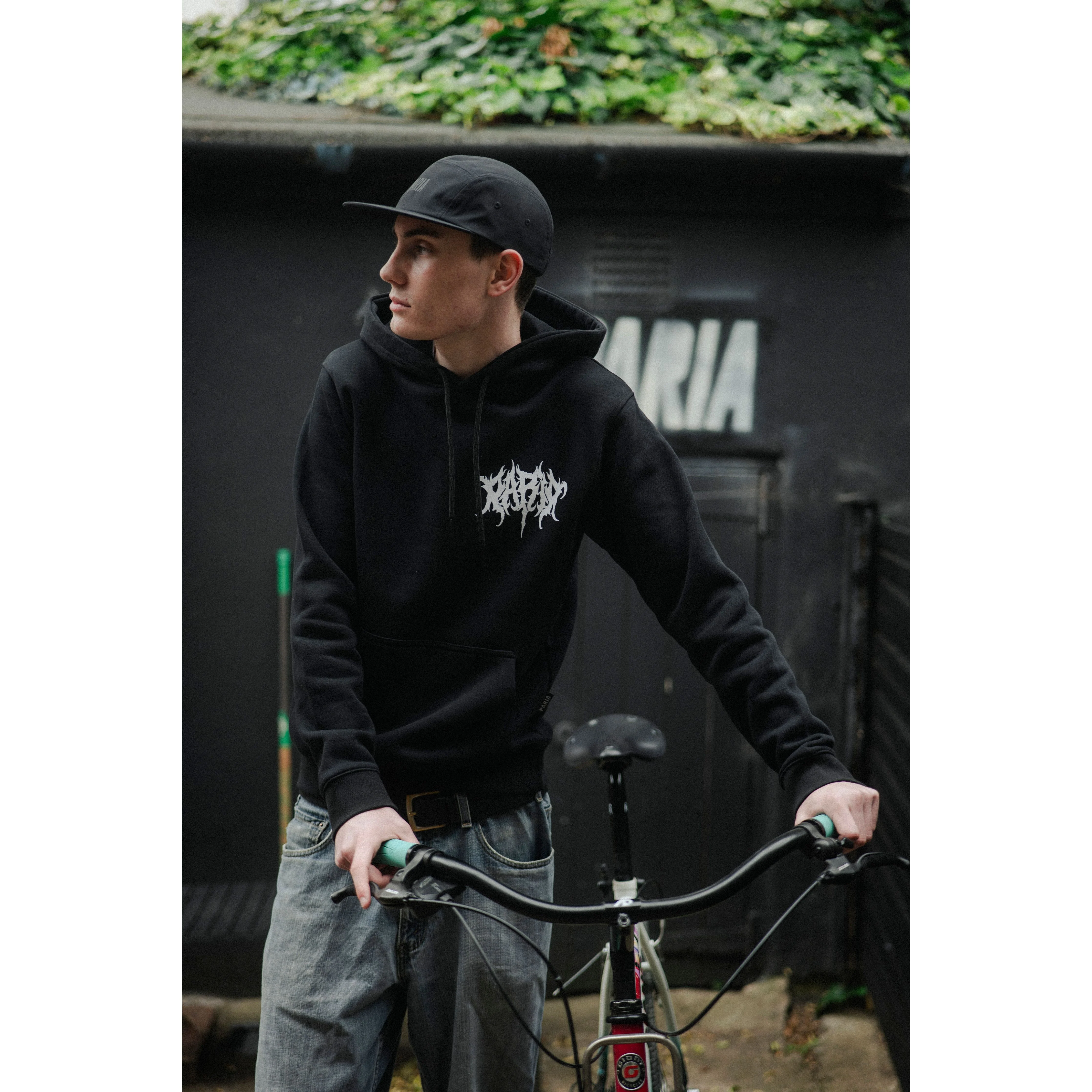 PARIA Death Logo Hoodie - Image 3