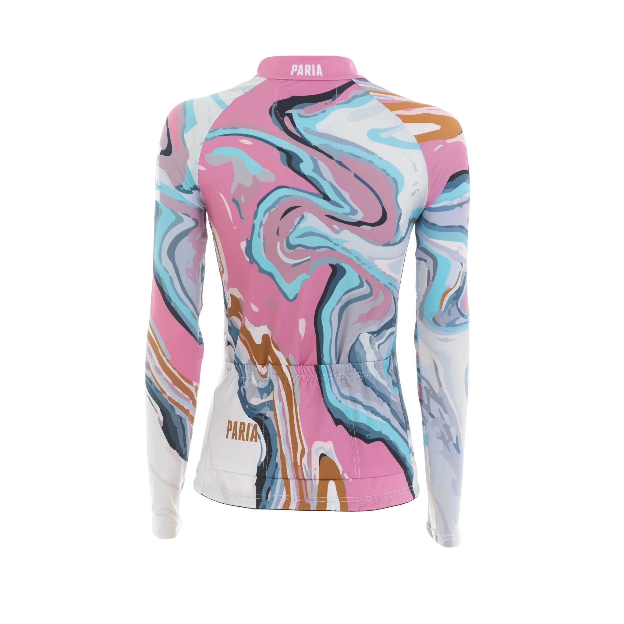 Womens Long Sleeve Marble Aero Jersey - Image 2