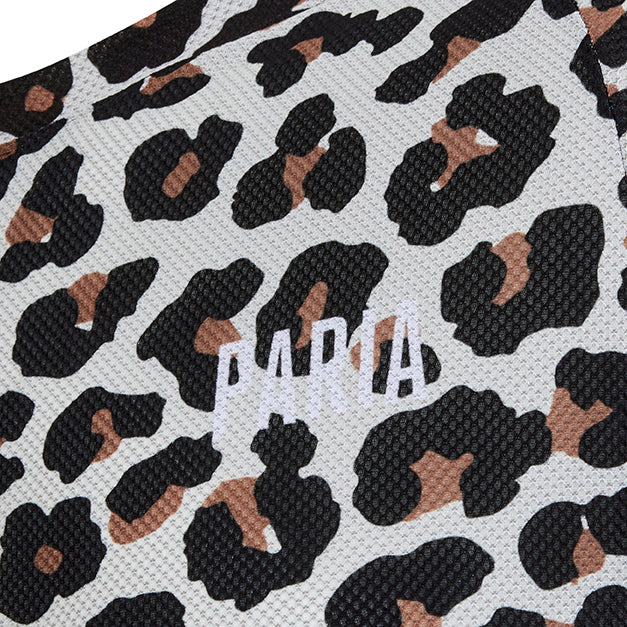 Leopard Print Short  Sleeve Gravel T-shirt - Image 3