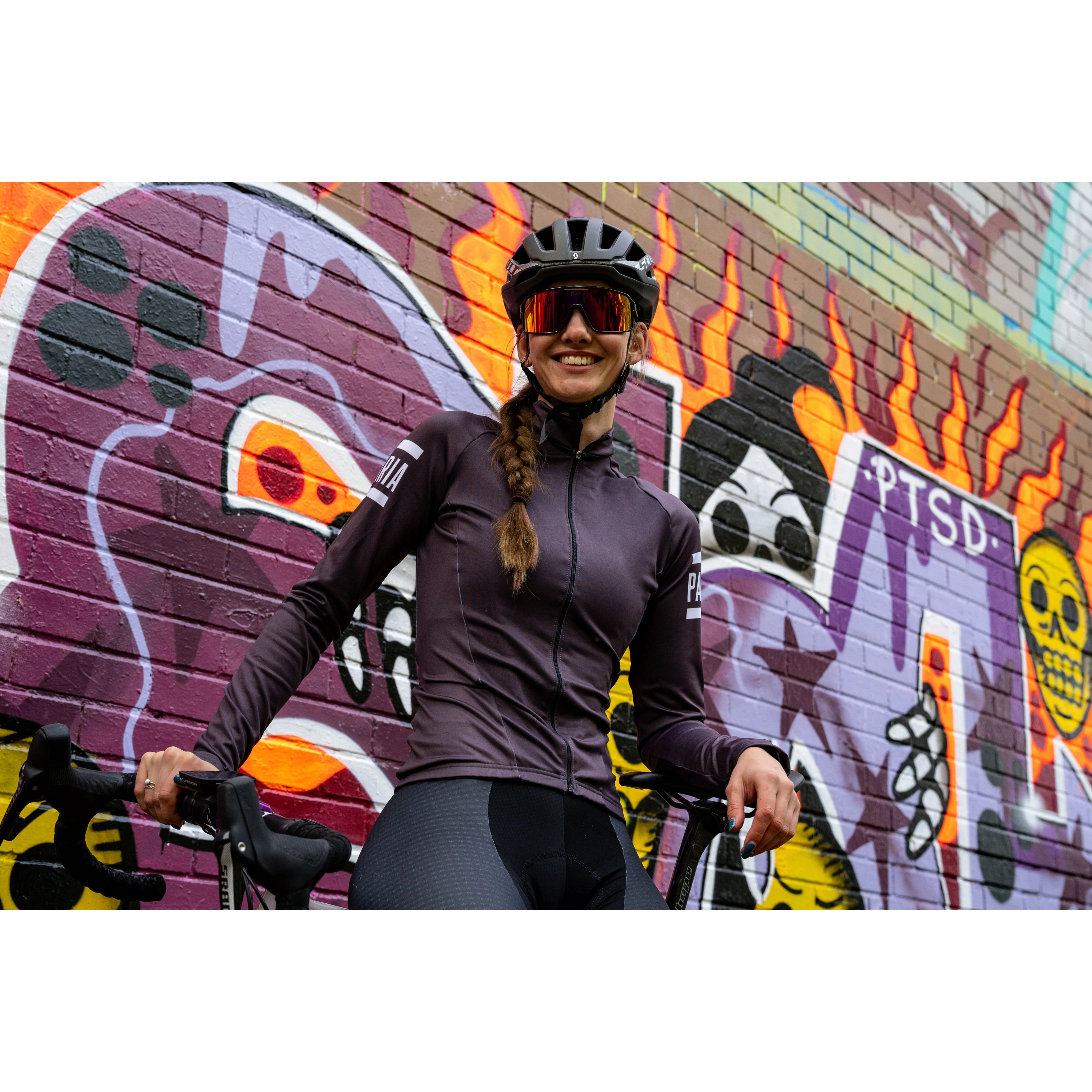 Wine Women's ls Winter Jersey | hoban - Image 6