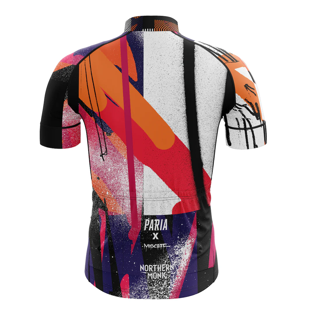 Northern Monk x PARIA Graffiti Women's Short Sleeve Cycling Jersey - Image 2
