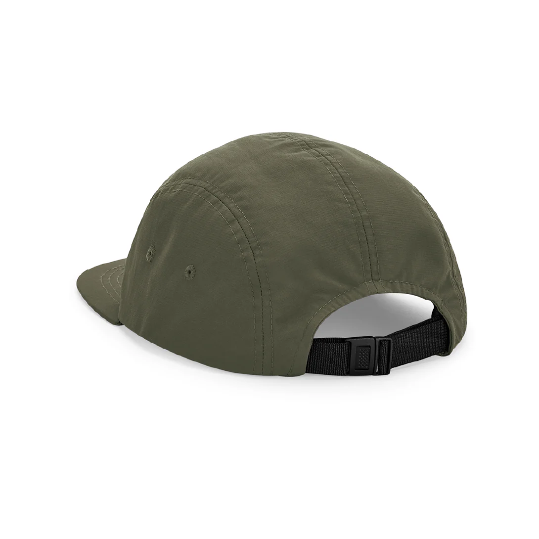 PARIA Rip Stop Podium 5 Panel Cap Army Green - Image 2