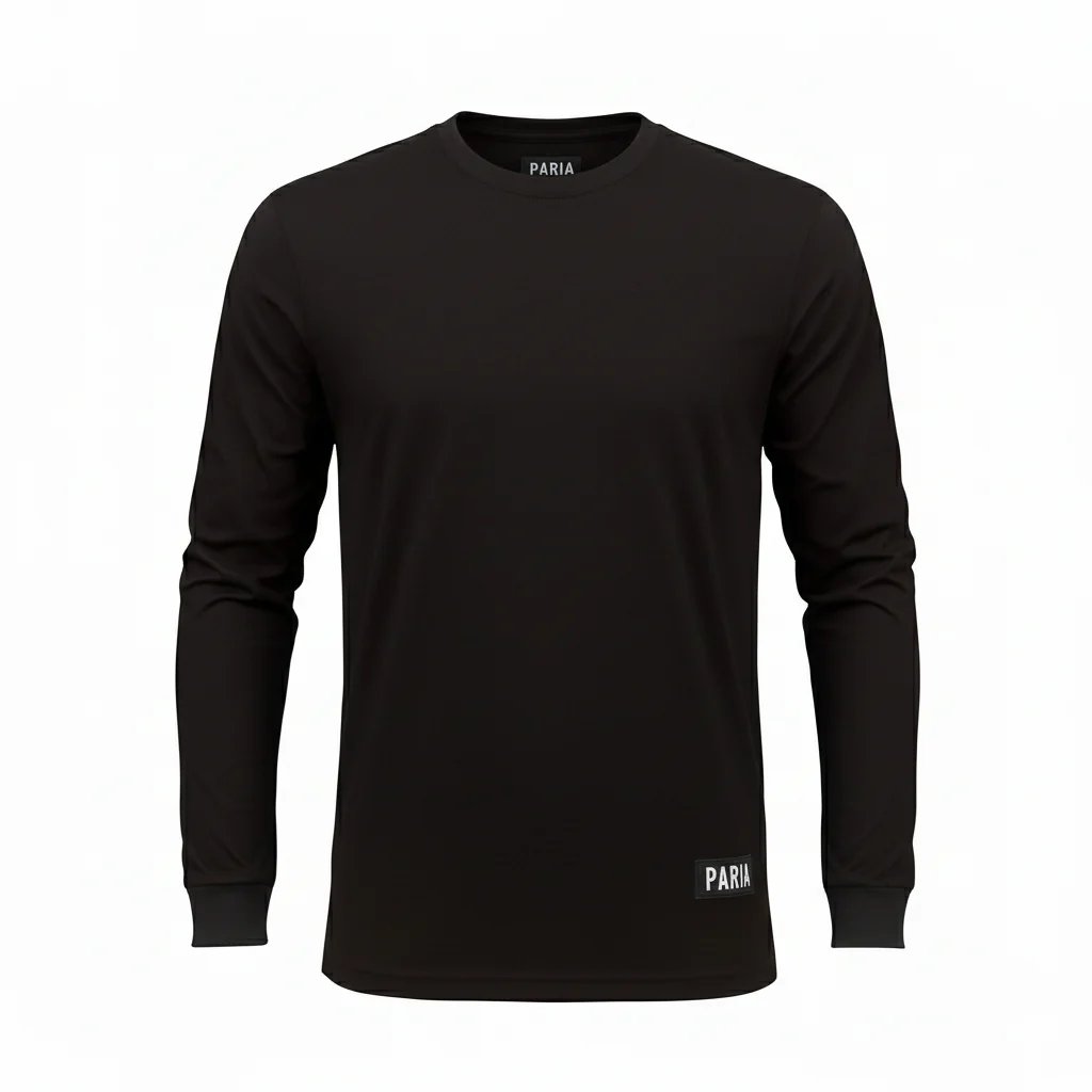 PARIA Skull Print Technical Long Sleeve Running T-Shirt - Image 2