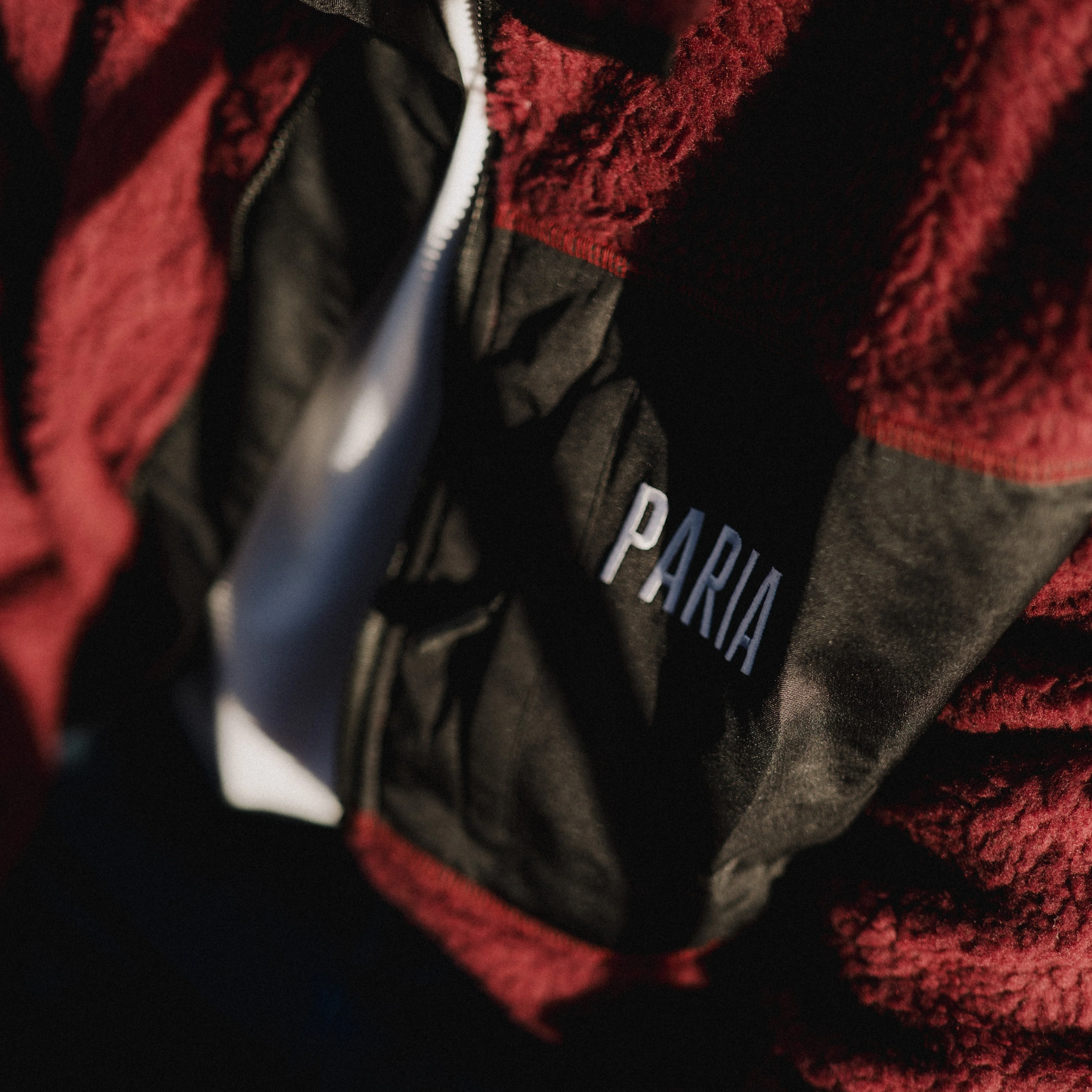 Sherpa Fleece Cycling Commuter Jacket - Plum - Image 3
