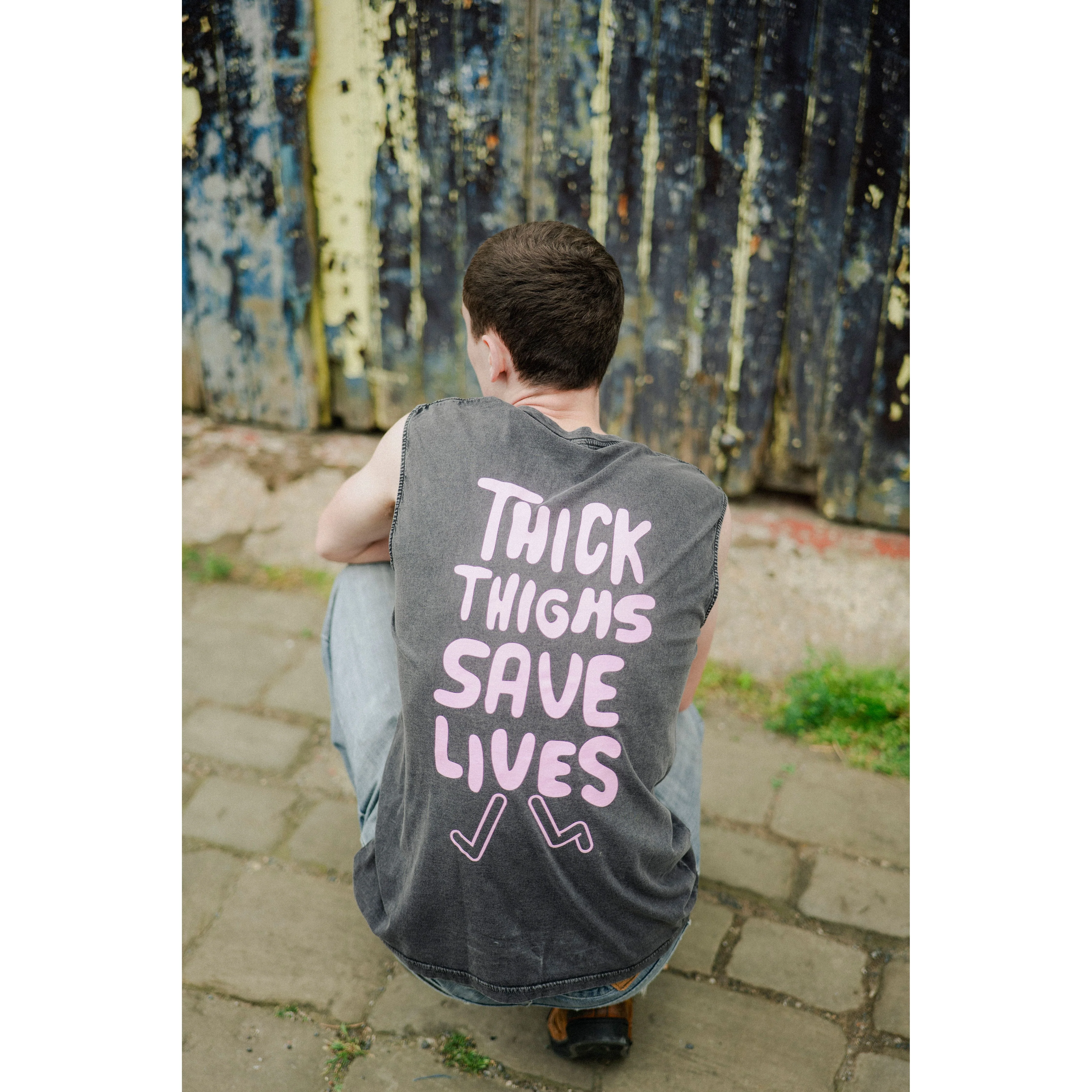 Thick Thighs Sleeveless T-Shirt - Image 4