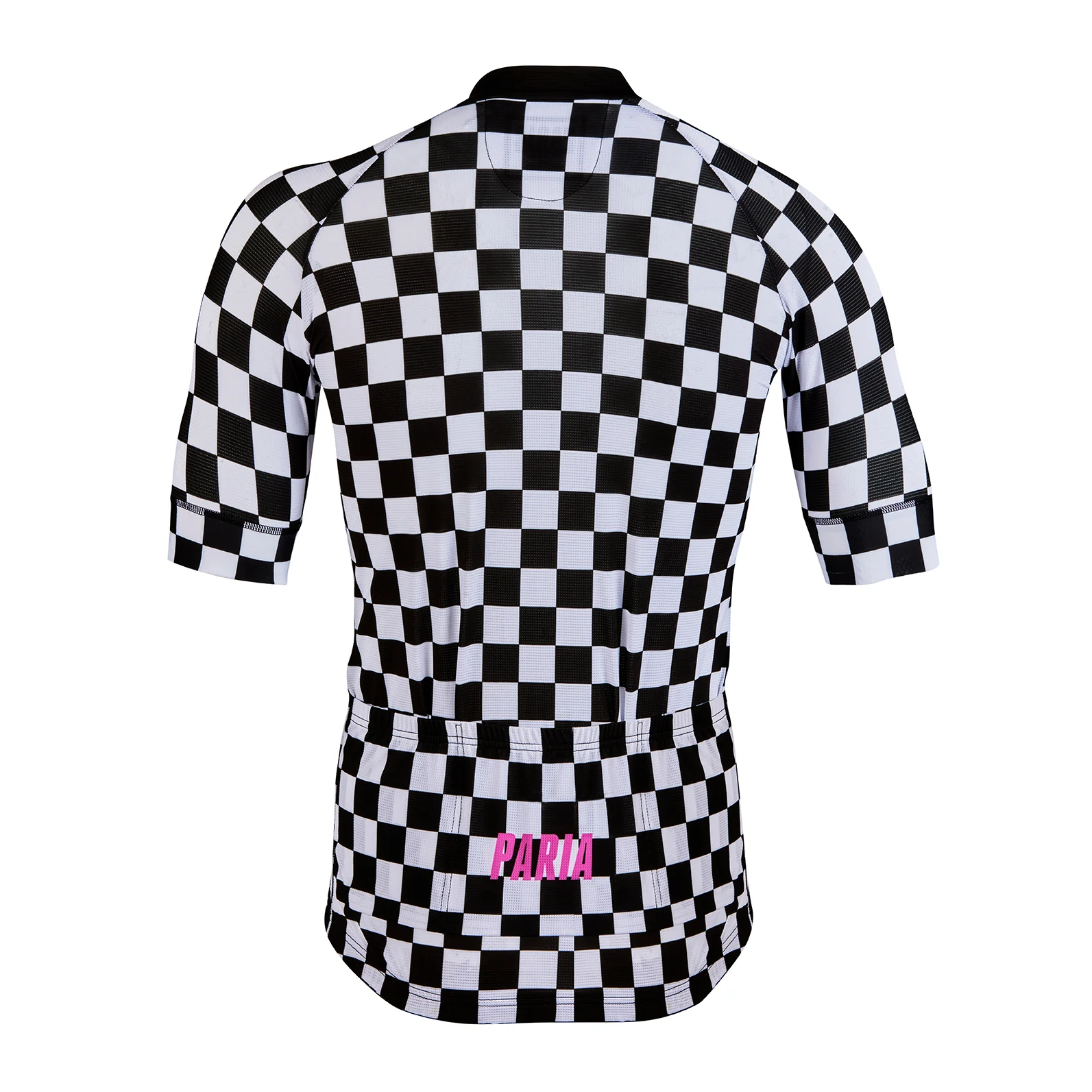 Wreckerboard Checked Men's Cycling Jersey - Image 2
