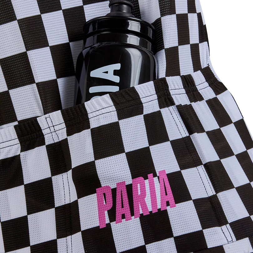 Wreckerboard Checked Men's Cycling Jersey - Image 4