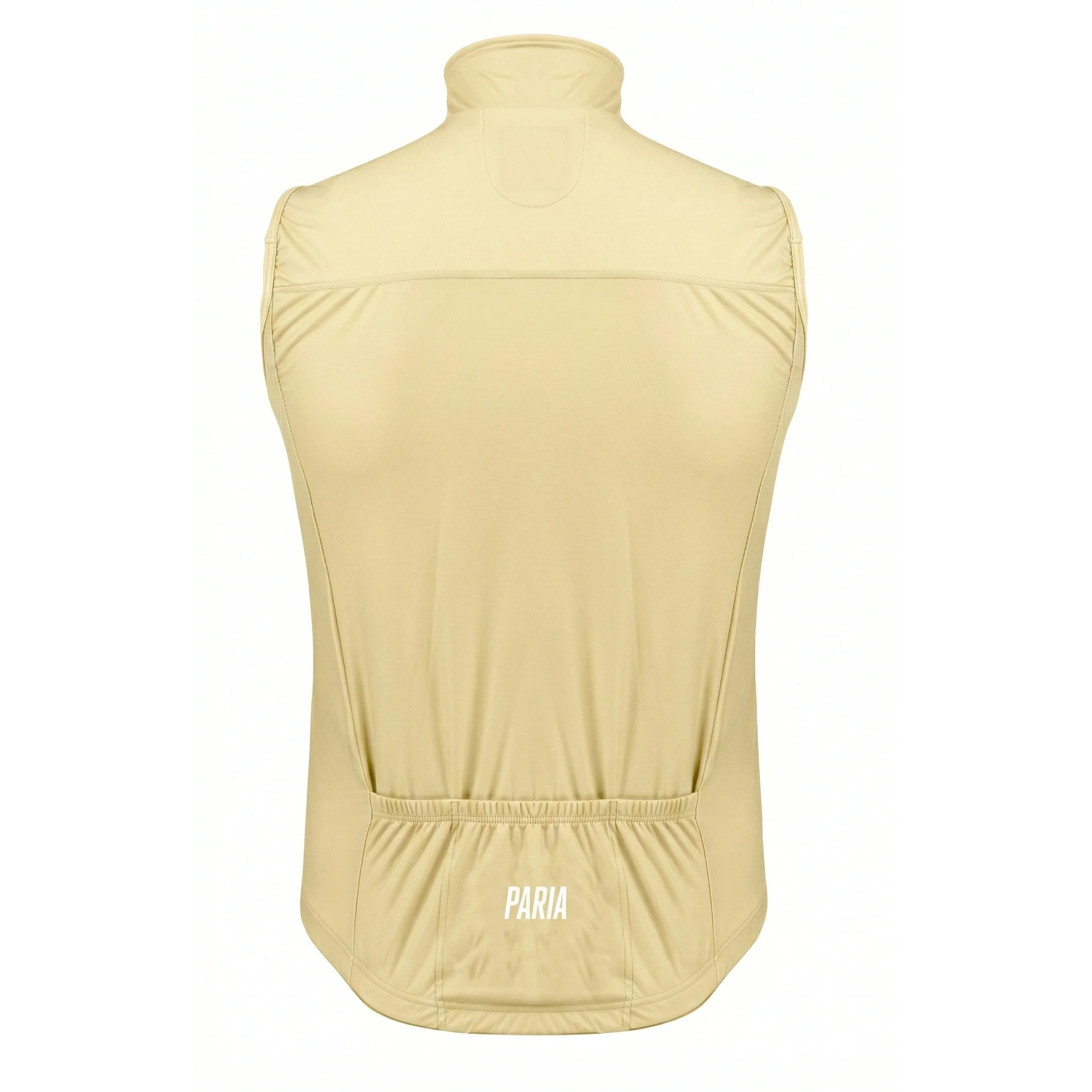 Light Yellow Cycling Gilet - Image 2
